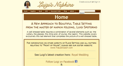 Desktop Screenshot of luigisnapkins.com